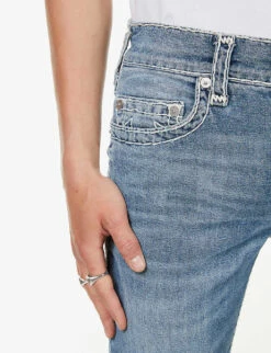 True Religion Rocco Slim-fit Skinny-leg Stretch-denim Jeans -Gentlemen Style Shop R03791056 STARGAZING ALT04