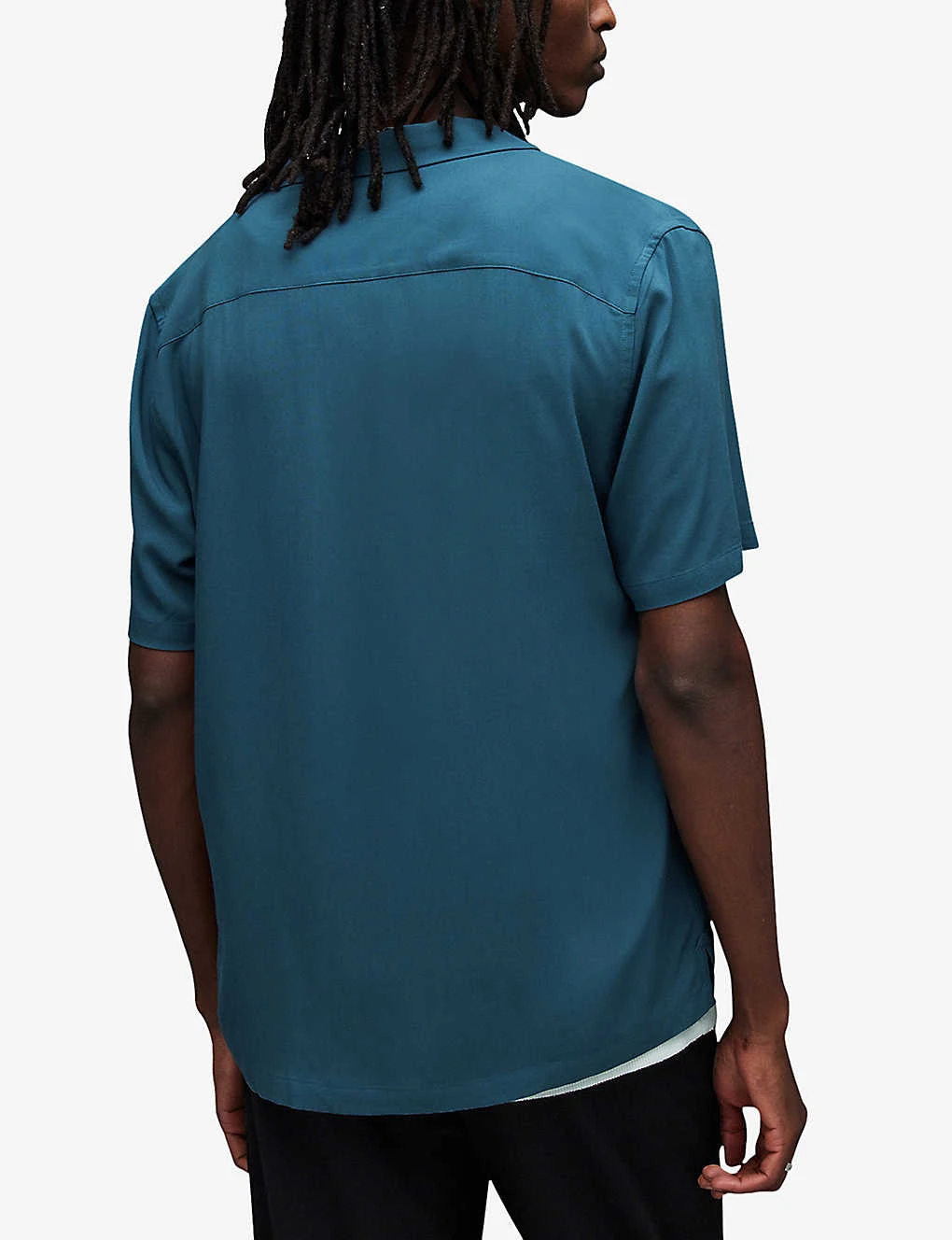 AllSaints Venice Relaxed-fit Short-sleeved Woven Shirt 6 AllSaints Venice Relaxed-fit Short-sleeved Woven Shirt - Image 4