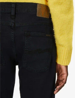 Nudie Jeans Lean Dean Slim-fit Tapered Stretch-denim Jeans 13 Nudie Jeans Lean Dean Slim-fit Tapered Stretch-denim Jeans -Gentlemen Style Shop R03802052 BLACKSKIES ALT05