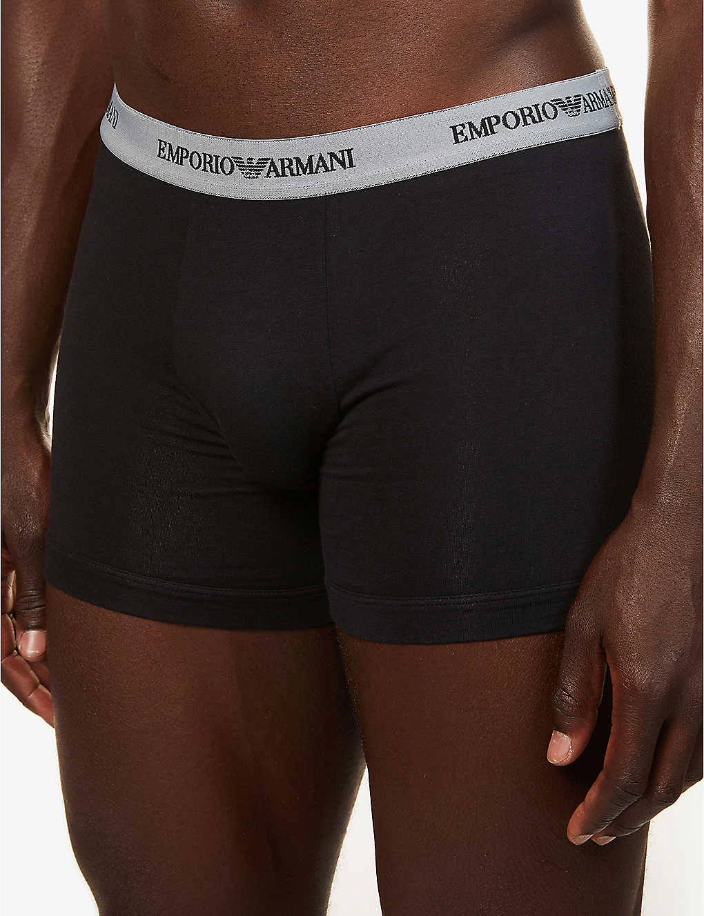 Emporio Armani Pack Of Two Logo-embellished Stretch-cotton Boxers 6 Emporio Armani Pack Of Two Logo-embellished Stretch-cotton Boxers - Image 4