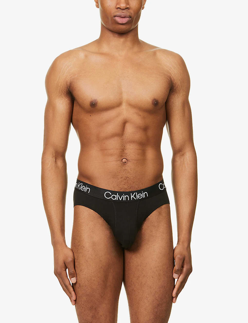 Calvin Klein Branded-waistband Pack Of Three Stretch-cotton Briefs 4 Calvin Klein Branded-waistband Pack Of Three Stretch-cotton Briefs - Image 2