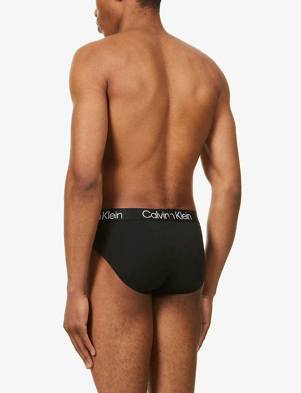 Calvin Klein Branded-waistband Pack Of Three Stretch-cotton Briefs 5 Calvin Klein Branded-waistband Pack Of Three Stretch-cotton Briefs - Image 3