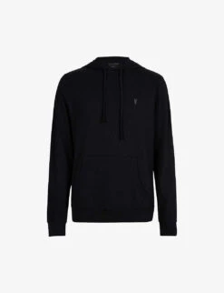 AllSaints Brace Logo-embroidered Cotton Hoody