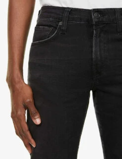 CITIZENS OF HUMANITY London Slim-fit Tapered Stretch-denim Jeans 12 CITIZENS OF HUMANITY London Slim-fit Tapered Stretch-denim Jeans -Gentlemen Style Shop R03834517 DARKSTORM ALT04