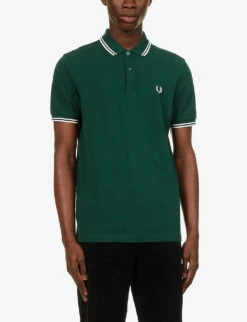 Fred Perry Logo-embroidered Cotton-piqué Polo Shirt 9 Fred Perry Logo-embroidered Cotton-piqué Polo Shirt -Gentlemen Style Shop R03836480 IVY ALT02