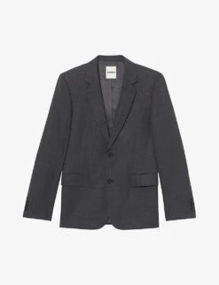 Sandro Legacy Single-breasted Wool Blazer