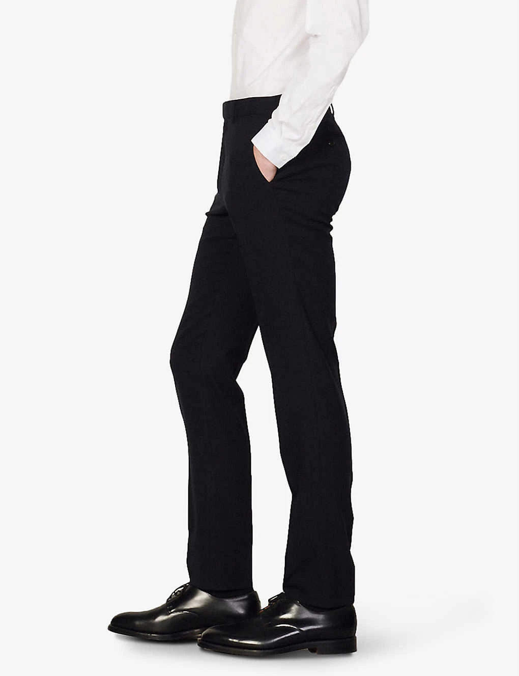 Sandro Berkeley Slim-fit Tapered Wool Trousers 5 Sandro Berkeley Slim-fit Tapered Wool Trousers - Image 3