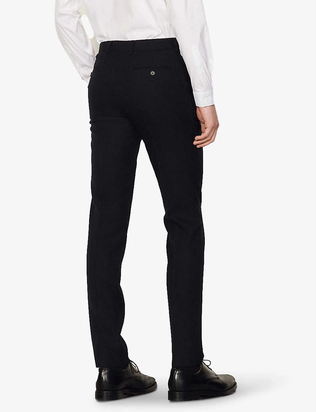 Sandro Berkeley Slim-fit Tapered Wool Trousers 6 Sandro Berkeley Slim-fit Tapered Wool Trousers - Image 4