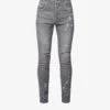 Ripped Slim-fit Skinny Stretch-denim Jeans -Gentlemen Style Shop R03857863 GREY M