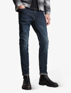 AllSaints Rex Slim-fit Stretch-denim Jeans -Gentlemen Style Shop R03861339 INDIGO ALT02
