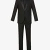CORNELIANI Single-breasted Regular-fit Wool Tuxedo Suit -Gentlemen Style Shop R03868070 BLACK M