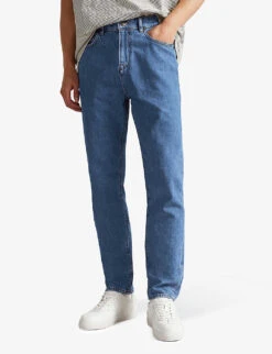 Ted Baker Cambly Regular-fit Slim-leg Jeans 8 Ted Baker Cambly Regular-fit Slim-leg Jeans -Gentlemen Style Shop R03877977 MIDBLUE ALT02