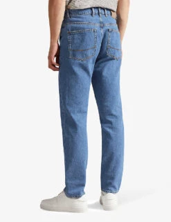 Ted Baker Cambly Regular-fit Slim-leg Jeans 9 Ted Baker Cambly Regular-fit Slim-leg Jeans -Gentlemen Style Shop R03877977 MIDBLUE ALT03