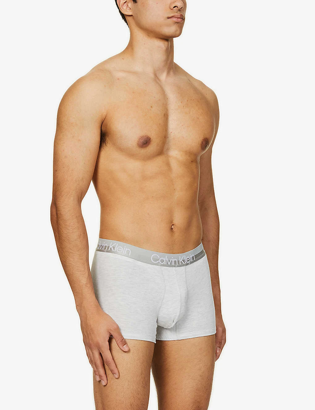 Calvin Klein Pack Of Three Logo-print Mid-rise Cotton And Recycled-polyester-blend 4 Calvin Klein Pack Of Three Logo-print Mid-rise Cotton And Recycled-polyester-blend - Image 2