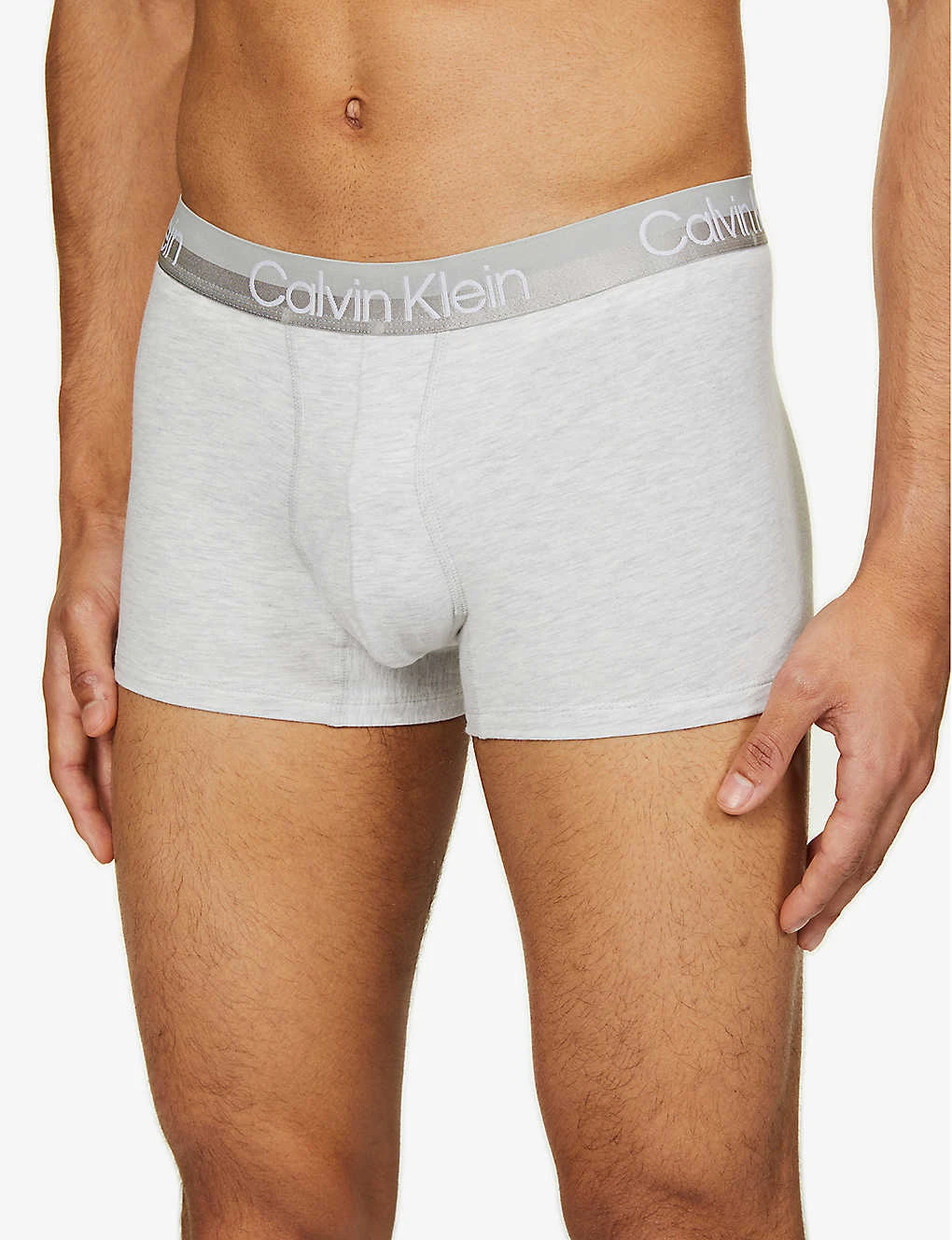 Calvin Klein Pack Of Three Logo-print Mid-rise Cotton And Recycled-polyester-blend 6 Calvin Klein Pack Of Three Logo-print Mid-rise Cotton And Recycled-polyester-blend - Image 4