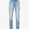 NEUW Lou Tapered Mid-rise Stretch-cotton Denim Jeans -Gentlemen Style Shop R03882388 FAZER M