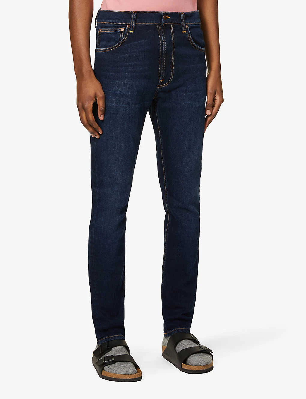 Nudie Jeans Lean Dean Slim-fit Tapered-leg Stretch-denim Jeans 5 Nudie Jeans Lean Dean Slim-fit Tapered-leg Stretch-denim Jeans - Image 3