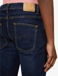 Nudie Jeans Lean Dean Slim-fit Tapered-leg Stretch-denim Jeans 14 Nudie Jeans Lean Dean Slim-fit Tapered-leg Stretch-denim Jeans -Gentlemen Style Shop R03895907 NEWINK ALT05