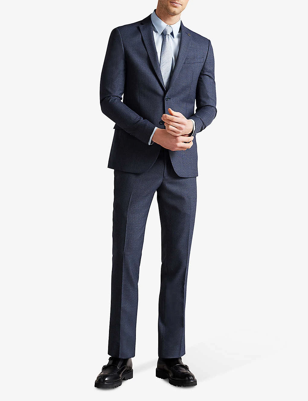Ted Baker Cleets Slim-fit Mid-rise Wool-blend Suit Trousers 4 Ted Baker Cleets Slim-fit Mid-rise Wool-blend Suit Trousers - Image 2
