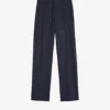 Ted Baker Cleets Slim-fit Mid-rise Wool-blend Suit Trousers -Gentlemen Style Shop R03908554 NAVY M
