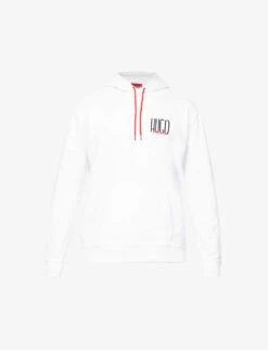 Hugo Logo-print Cotton-jersey Hoody