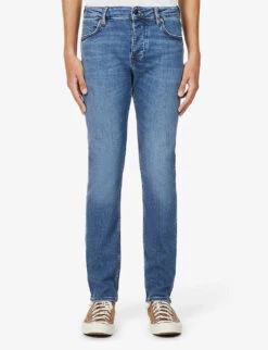 NEUW Iggy Slim-fit Straight-leg Cotton-blend Jeans 11 NEUW Iggy Slim-fit Straight-leg Cotton-blend Jeans -Gentlemen Style Shop R03923413 ARTFUL ALT02