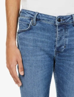 NEUW Iggy Slim-fit Straight-leg Cotton-blend Jeans 13 NEUW Iggy Slim-fit Straight-leg Cotton-blend Jeans -Gentlemen Style Shop R03923413 ARTFUL ALT04