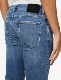NEUW Iggy Slim-fit Straight-leg Cotton-blend Jeans 14 NEUW Iggy Slim-fit Straight-leg Cotton-blend Jeans -Gentlemen Style Shop R03923413 ARTFUL ALT05