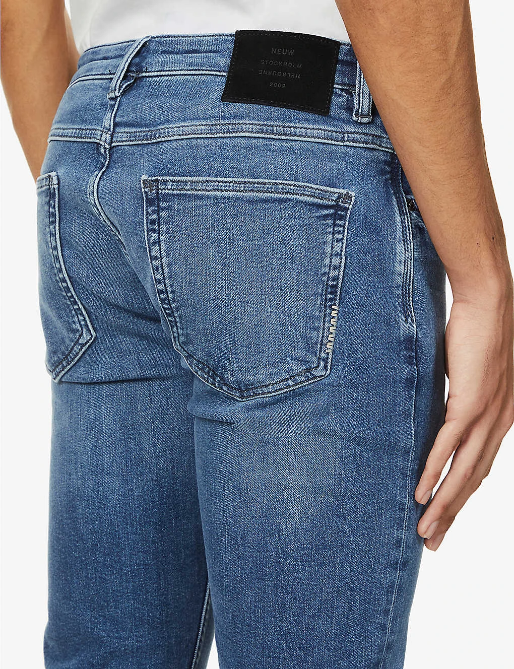 NEUW Iggy Slim-fit Straight-leg Cotton-blend Jeans 8 NEUW Iggy Slim-fit Straight-leg Cotton-blend Jeans - Image 6