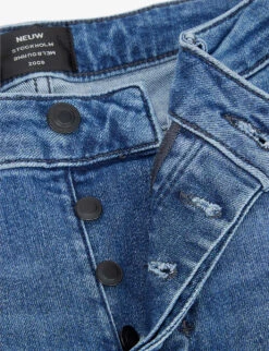 NEUW Iggy Slim-fit Straight-leg Cotton-blend Jeans 15 NEUW Iggy Slim-fit Straight-leg Cotton-blend Jeans -Gentlemen Style Shop R03923413 ARTFUL ALT06