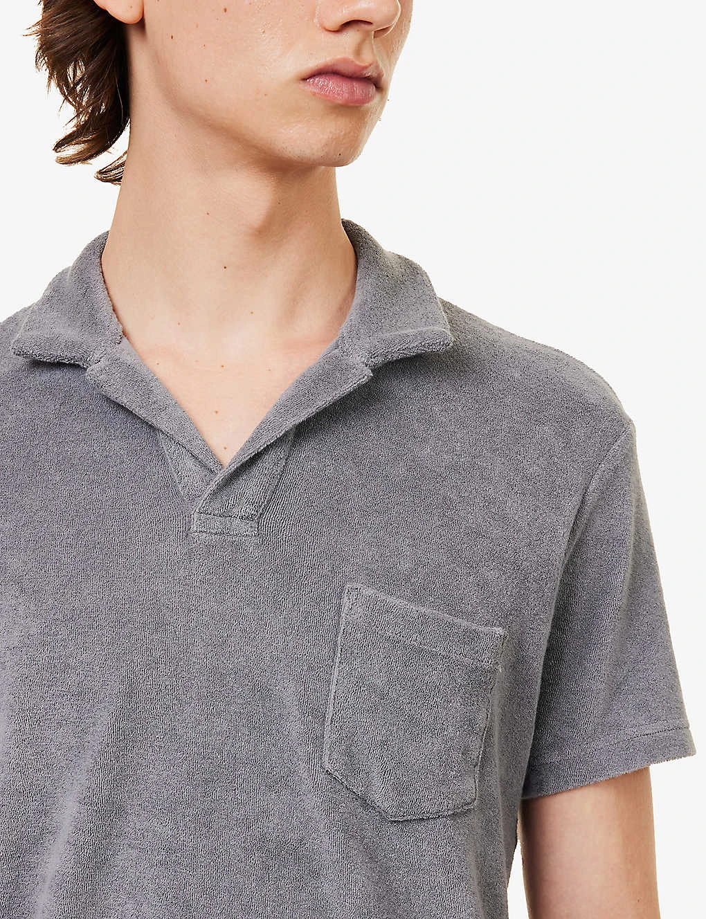 ORLEBAR BROWN Terry Brand-tab Relaxed-fit Cotton Polo Shirt 7 ORLEBAR BROWN Terry Brand-tab Relaxed-fit Cotton Polo Shirt - Image 5