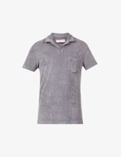 ORLEBAR BROWN Terry Brand-tab Relaxed-fit Cotton Polo Shirt
