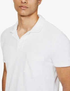 ORLEBAR BROWN Terry Towelling Cotton Polo Shirt 11 ORLEBAR BROWN Terry Towelling Cotton Polo Shirt -Gentlemen Style Shop R03935126 WHITE ALT04