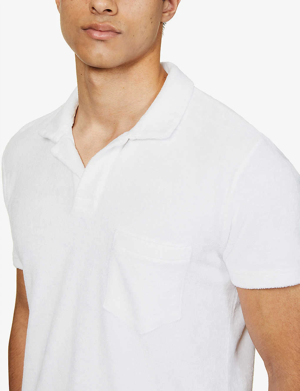 ORLEBAR BROWN Terry Towelling Cotton Polo Shirt 7 ORLEBAR BROWN Terry Towelling Cotton Polo Shirt - Image 5