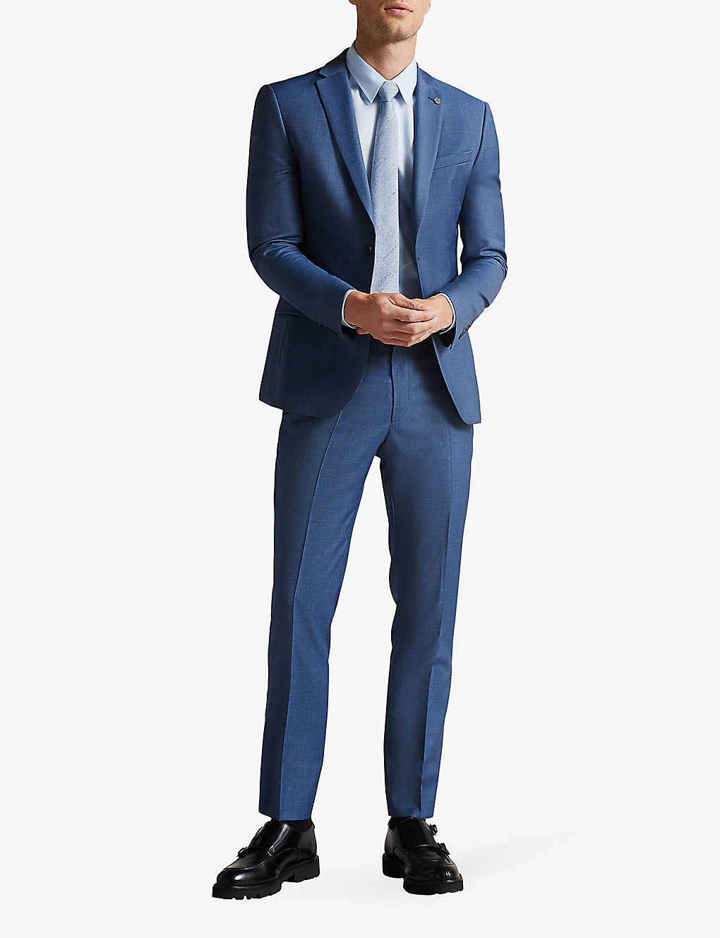 Ted Baker Camdejs Single-breasted Slim-fit Wool Suit Jacket 4 Ted Baker Camdejs Single-breasted Slim-fit Wool Suit Jacket - Image 2