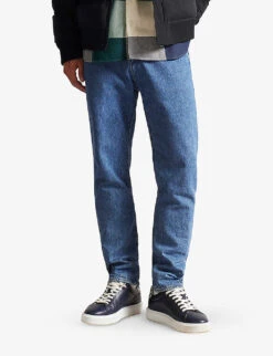 Ted Baker Kinstun Straight-leg Mid-rise Jeans 7 Ted Baker Kinstun Straight-leg Mid-rise Jeans -Gentlemen Style Shop R03946245 MIDBLUE ALT02
