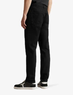 Ted Baker Straight-leg Cropped Jeans -Gentlemen Style Shop R03946261 BLACK ALT03