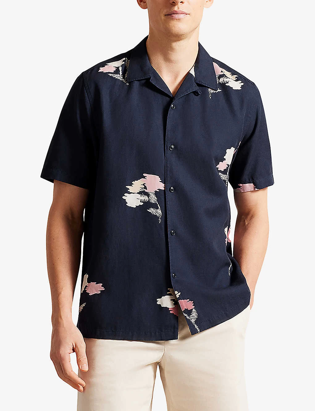 Ted Baker Neele Floral-print Woven Shirt 5 Ted Baker Neele Floral-print Woven Shirt - Image 3