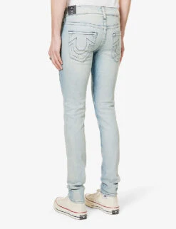True Religion Tony Slim-leg Mid-rise Stretch-denim Jeans -Gentlemen Style Shop R03946765 DICELIGHTWASH ALT03