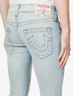 True Religion Tony Slim-leg Mid-rise Stretch-denim Jeans -Gentlemen Style Shop R03946765 DICELIGHTWASH ALT05