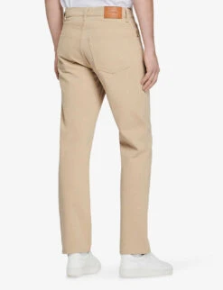 Sandro Heavy Organic Straight-leg High-rise Jeans -Gentlemen Style Shop R03948194 NATURELS ALT03