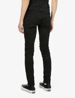 NEUW Rebel Distressed-panel Skinny Stretch-denim Jeans -Gentlemen Style Shop R03953021 FRICTION ALT03