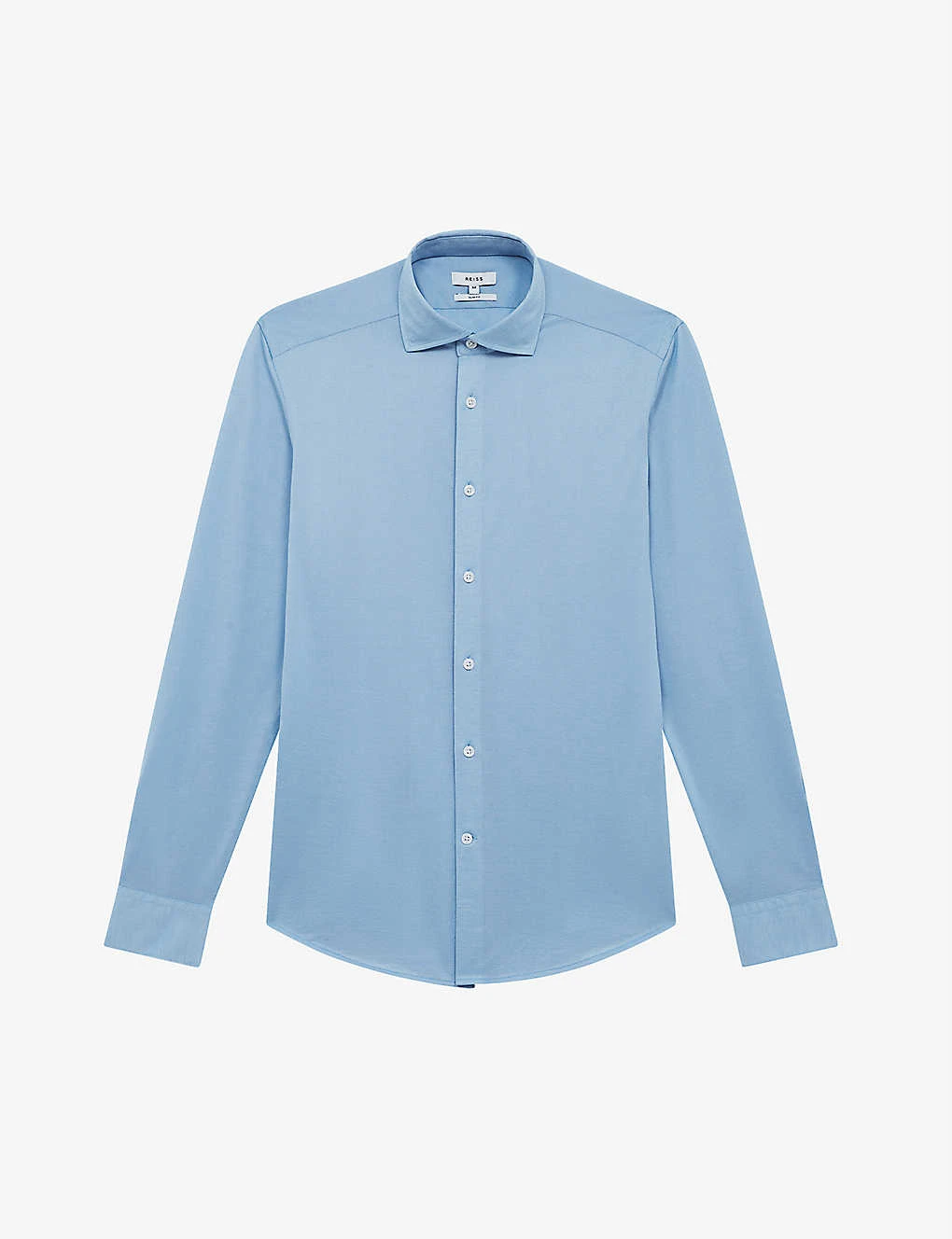 Reiss Nate Curved-hem Slim-fit Cotton-blend Shirt 3 Reiss Nate Curved-hem Slim-fit Cotton-blend Shirt