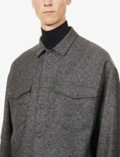 Giorgio Armani Relaxed-fit Stretch-wool Blend Suit -Gentlemen Style Shop R03965102 LONDONSMOKE ALT04