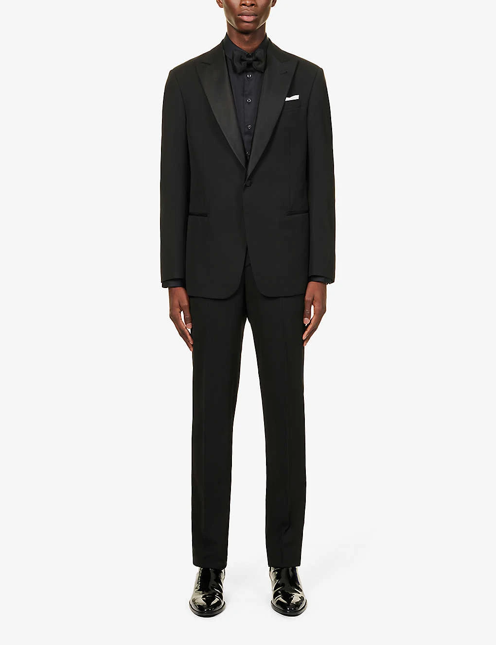 Giorgio Armani Regular-fit Wool-twill Tuxedo 5 Giorgio Armani Regular-fit Wool-twill Tuxedo - Image 3
