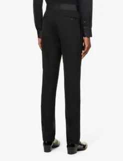 Giorgio Armani Regular-fit Wool-twill Tuxedo 19 Giorgio Armani Regular-fit Wool-twill Tuxedo -Gentlemen Style Shop R03965136 BLACK ALT08
