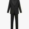 Giorgio Armani Regular-fit Wool-twill Tuxedo -Gentlemen Style Shop R03965136 BLACK M