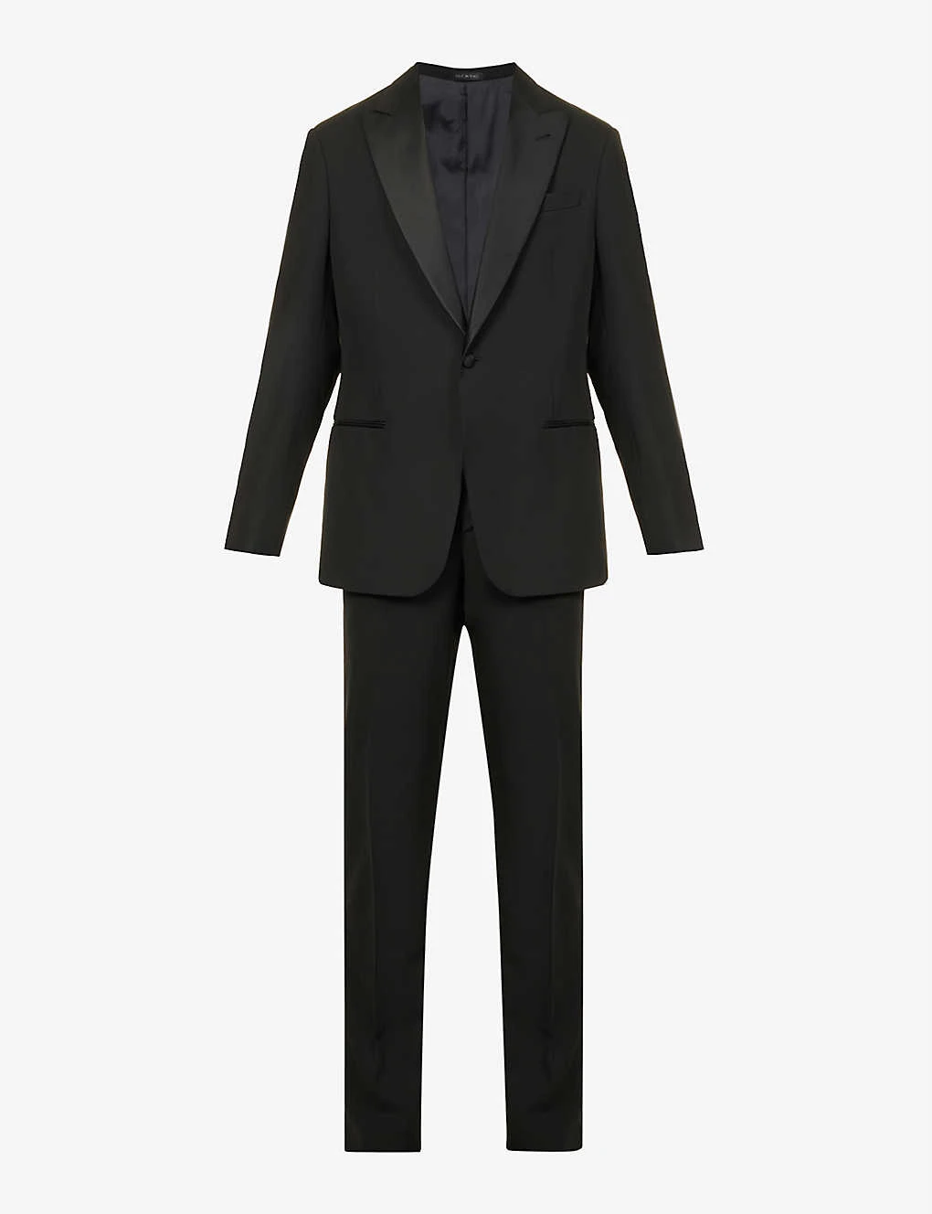 Giorgio Armani Regular-fit Wool-twill Tuxedo 3 Giorgio Armani Regular-fit Wool-twill Tuxedo