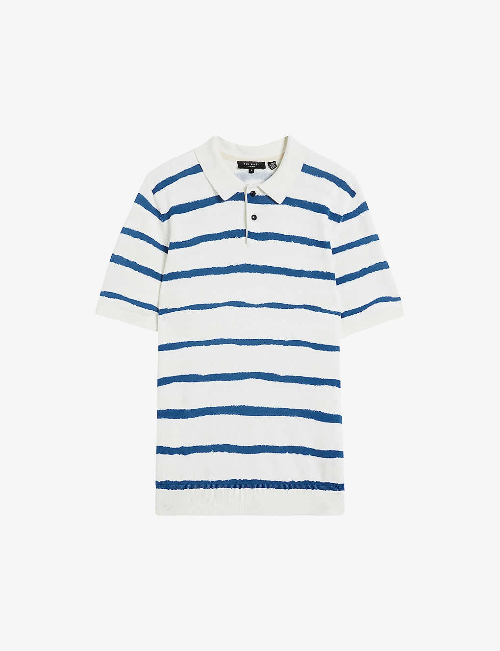 Ted Baker Cromer Stripe-print Cotton Polo 3 Ted Baker Cromer Stripe-print Cotton Polo