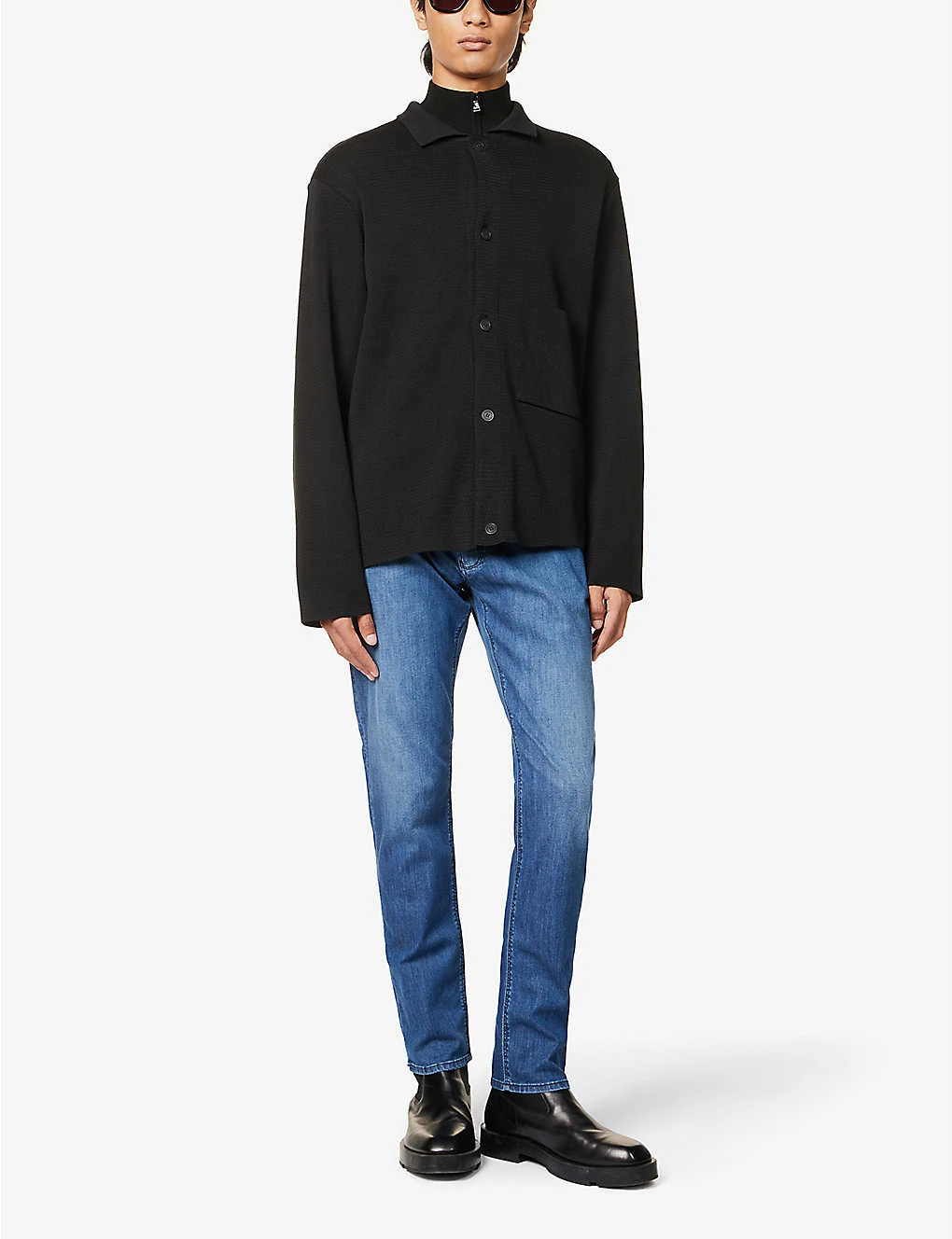 Emporio Armani J06 Regular-fit Straight-leg Stretch-denim Jeans 4 Emporio Armani J06 Regular-fit Straight-leg Stretch-denim Jeans - Image 2